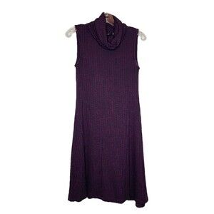 Apt. 9 Knit Dress Women Size Medium Sleeveless Cowl Neck Knee Length